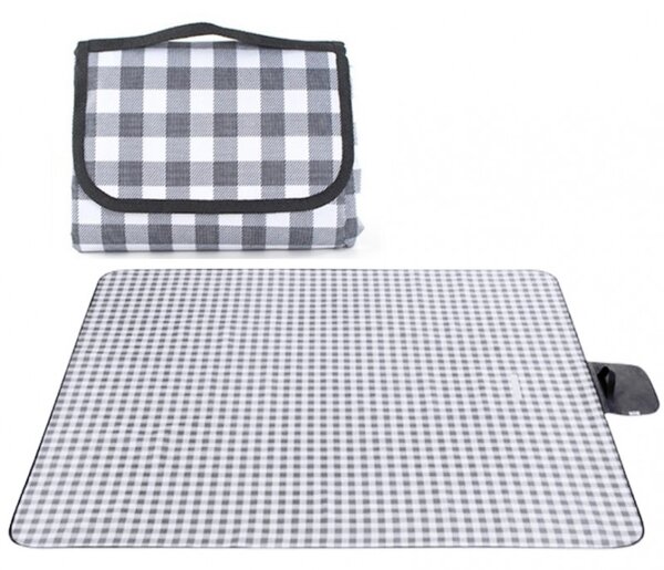 Saltea de plaja pliabila pentru picnic PIKNIX 145x200 cm - mai multe culori Culoare: Albastru