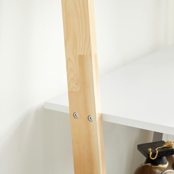 Raft, Vasagle, Alb-Natural, LLS201N01, 30x30x129.5 cm