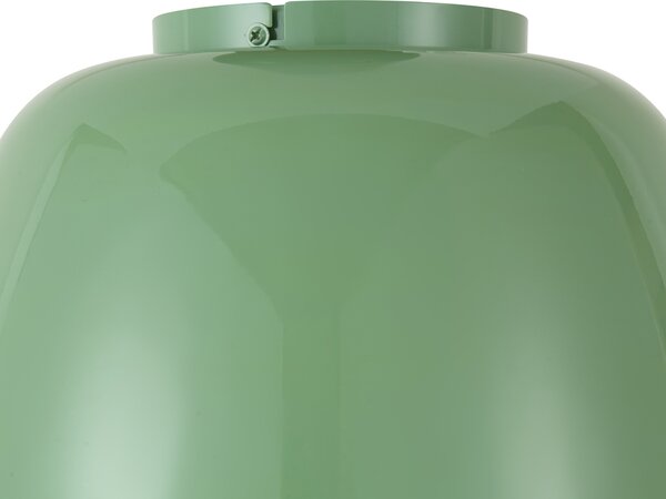 Plafonieră retro verde cu interior alb - Vera