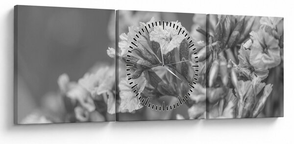 Tablou - Flori uscate (cu ceas) (90x30 cm)