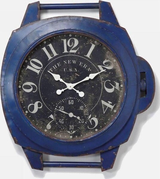Ceas de Perete Vintage albastru 90cm