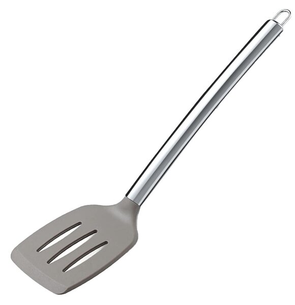 Paleta Pufo din inox si silicon pentru gatit si servit, 35 cm