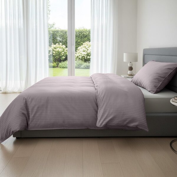 Lenjerie de pat din damasc - Rose | 140 x 220 cm / 70 x 90 cm