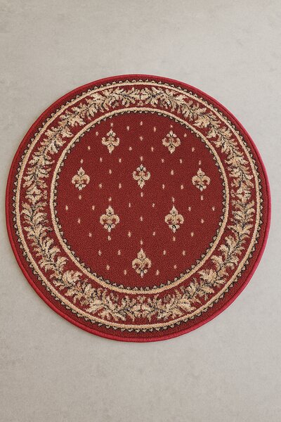 Covor Lotos, Model Bisericesc, 15033, Grena, Rotund, Diverse Dimensiuni, 1800 gr mp