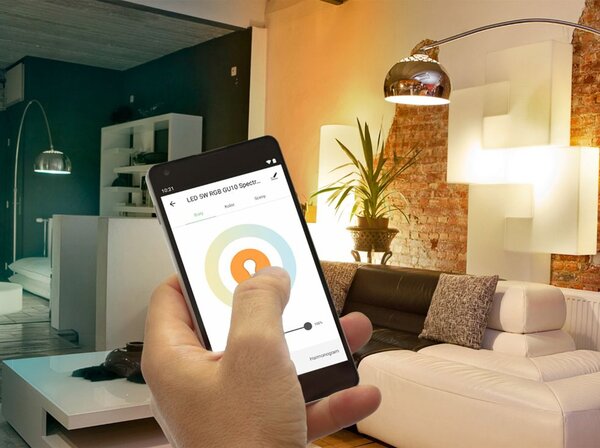 Bec SMART LED 5W GU10 WIFI culoarea RGB 510lm