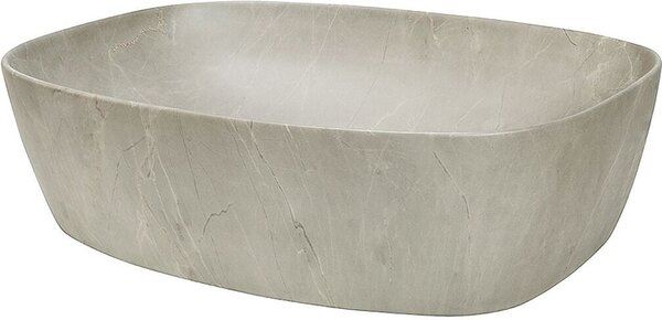 Comad Anna lavoar 50.5x39.5 cm ovale de blat maro/bej mat UN-ANNA-MY1