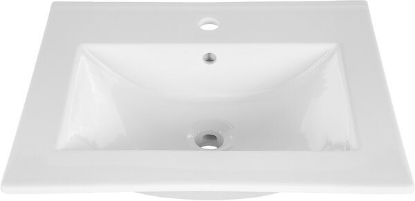 Comad Lava lavoar 50x46 cm dreptunghiular mobilier alb luciu UM-CFP LAVA 50D