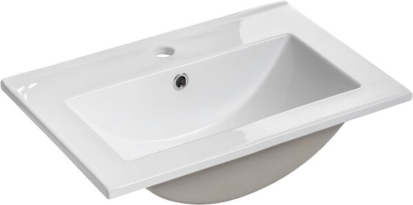 Comad Lava lavoar 50x46 cm dreptunghiular mobilier alb luciu UM-CFP LAVA 50D