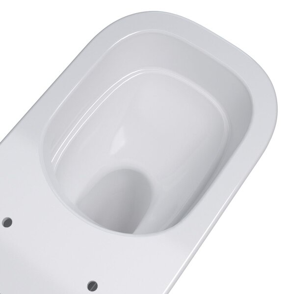 Oltens Hadsel vas wc agăţat fără margine alb lucios 42039000