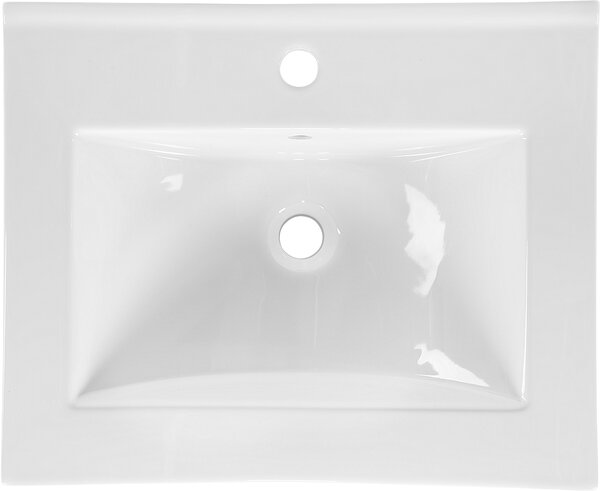 Comad Lava lavoar 50x46 cm dreptunghiular mobilier alb luciu UM-CFP LAVA 50D