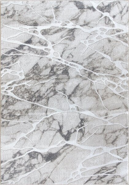 Covor Sufragerie Dormitor, Model Elma El001 106, Gri Bej 80x150