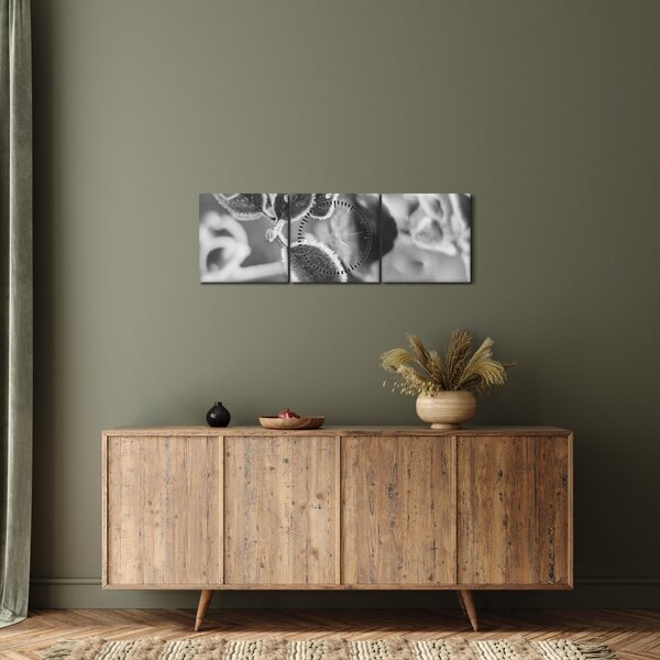 Tablou - Natura în toamnă (cu ceas) (90x30 cm)