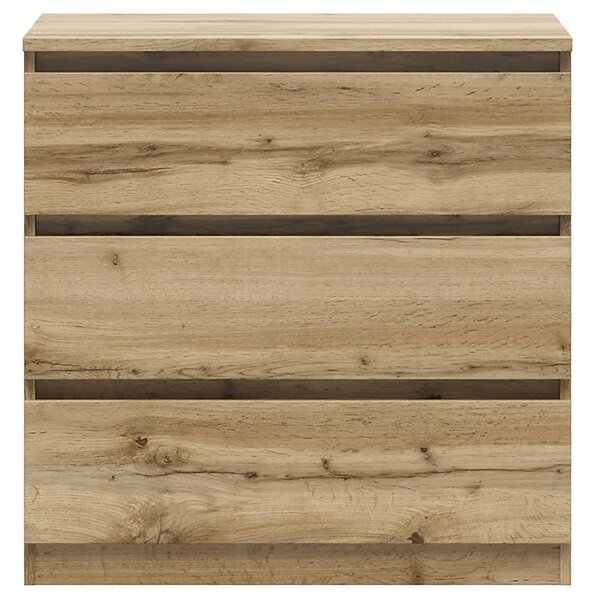 Comoda TETRIX, stejar wotan, PAL laminat, 75x45x76 cm