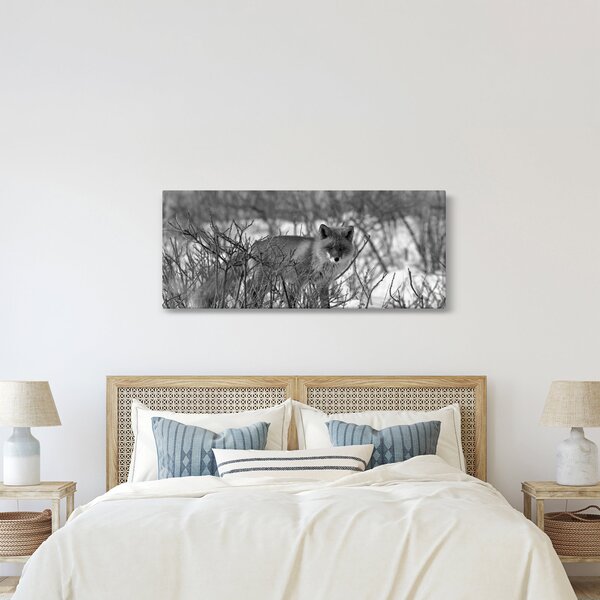 Tablou - Vulpe în timpul iernii (120x50 cm)