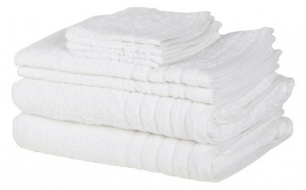 Set 10 prosoape groase tip hotel din bumbac pakistanez