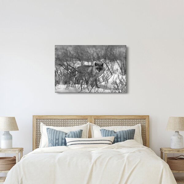 Tablou - Vulpe în timpul iernii (90x60 cm)