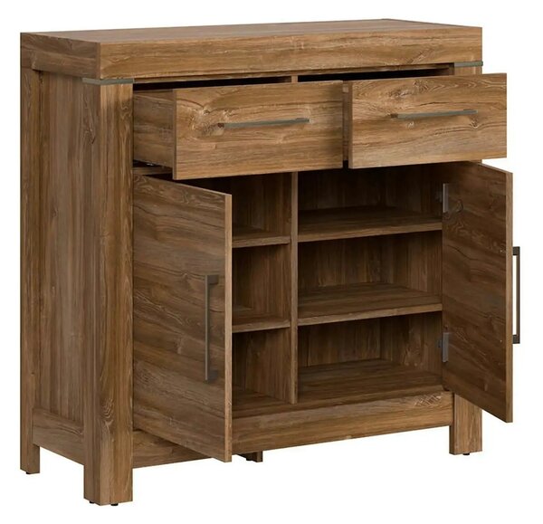 Comoda GENT, stejar stirling, PAL, 101x40x101 cm