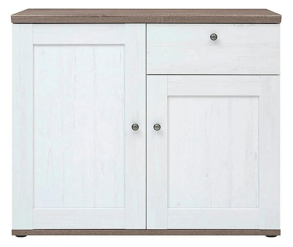 Comoda STOCKHOLM, alb andersen/stejar sonoma, PAL, 103x43x88 cm