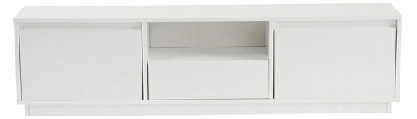 Comoda TV VANGUARD, alb, PAL, 160x30x42 cm