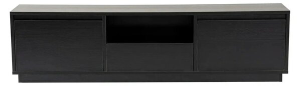 Comoda TV VANGUARD, negru, PAL, 160x30x42 cm