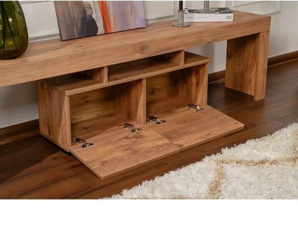 Comoda TV ENCLAVE, pin, PAL, 180x32x50 cm