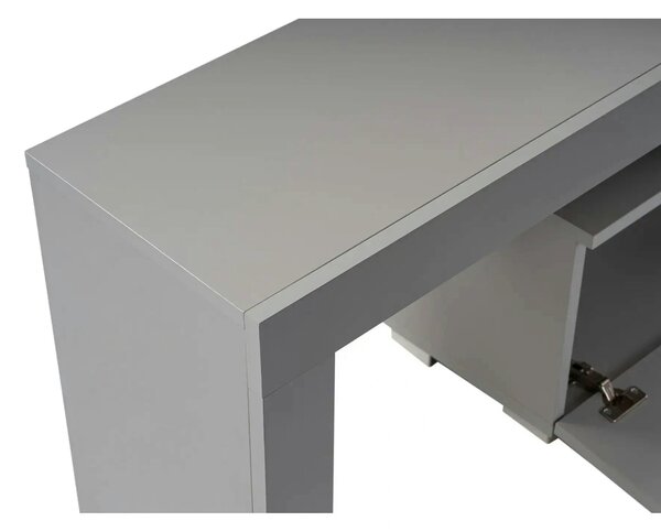 Comoda TV ENCLAVE, gri, PAL, 180x32x50 cm