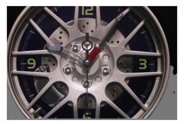 Ceas de Perete Sport Wheel – Design Unic în Forma de Roata pentru Pasionatii de Auto & Motorsport