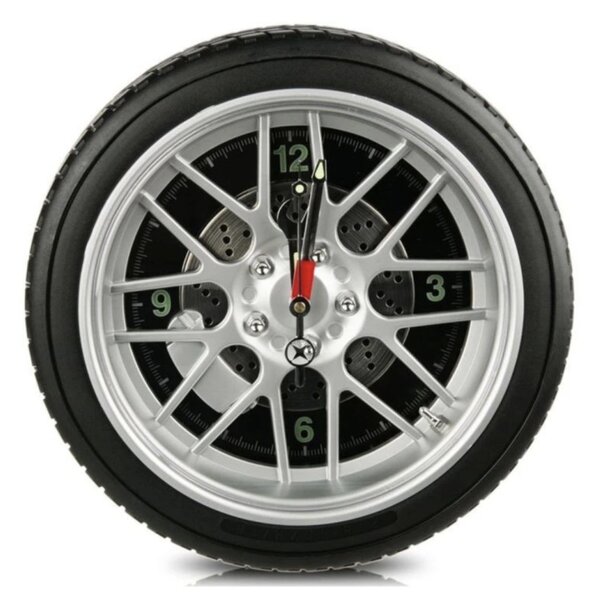 Ceas de Perete Sport Wheel – Design Unic în Forma de Roata pentru Pasionatii de Auto & Motorsport
