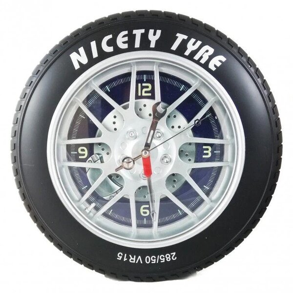 Ceas de Perete Sport Wheel – Design Unic în Forma de Roata pentru Pasionatii de Auto & Motorsport