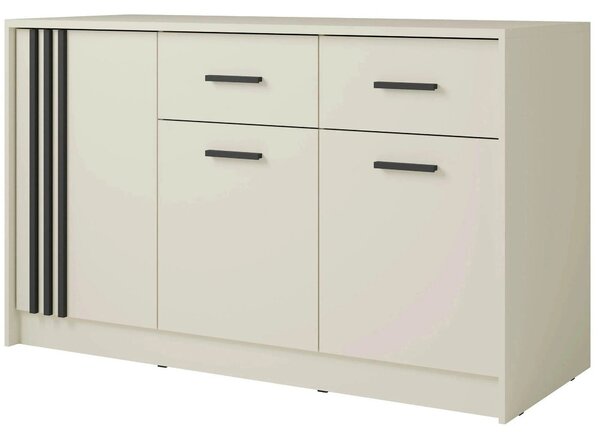Comoda CANADA CD34, casmir/negru, PAL laminat, 150x42x94 cm