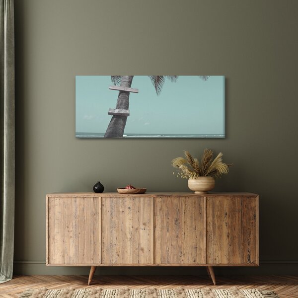 Tablou - Palma în Caraibe (120x50 cm)