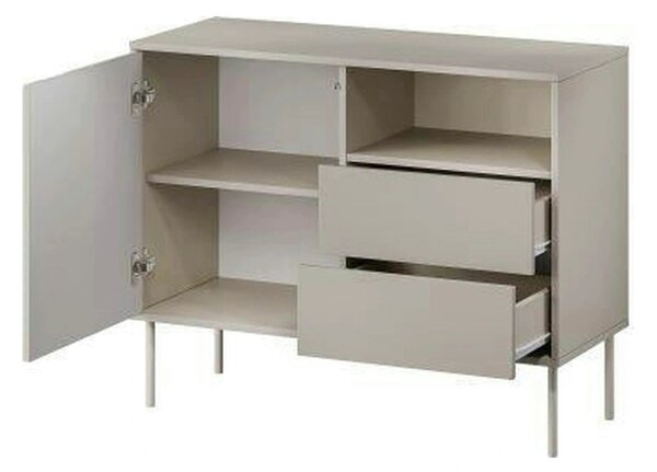 Comoda TRESSE, bej, PAL laminat, 100x40x75 cm