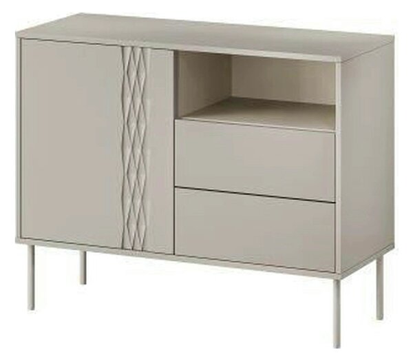 Comoda TRESSE, bej, PAL laminat, 100x40x75 cm