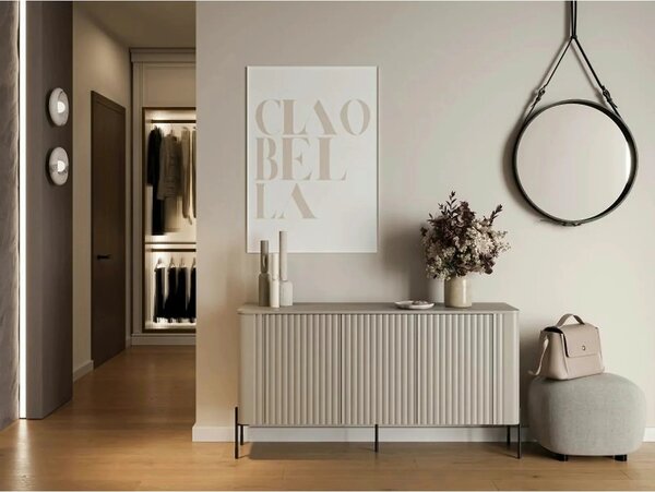 Comoda VERA, casmir, PAL laminat, 150x40x80 cm