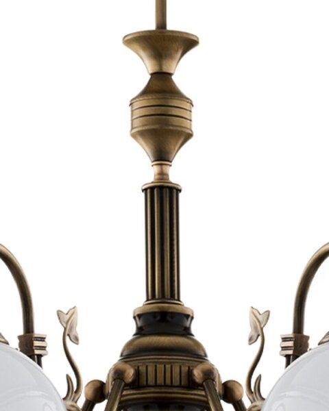Brilagi - Lustră pe tijă TAURUS 5xE27/15W/230V diam. 70 cm bronz