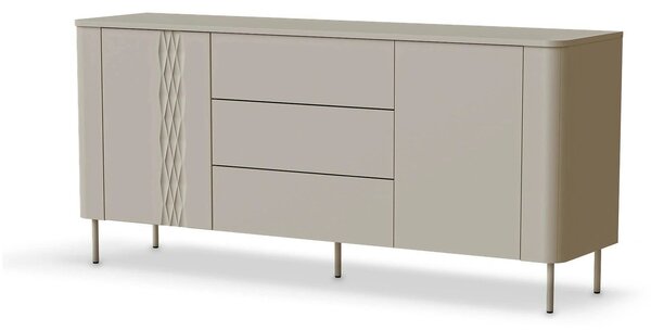 Comoda TIRANTE, casmir, PAL laminat, 160x40x75 cm