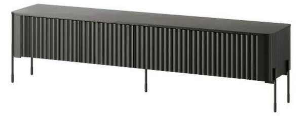 Comoda TV VERA, negru, PAL laminat, 190x40x50 cm