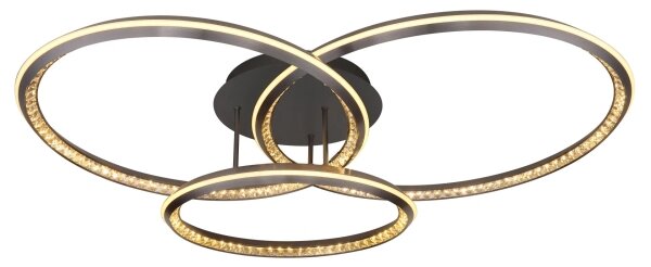 Globo 67329-72 - Plafonieră LED dimabilă ALAINA 72W/230V 2700-6000K 50x75 cm+telecomandă