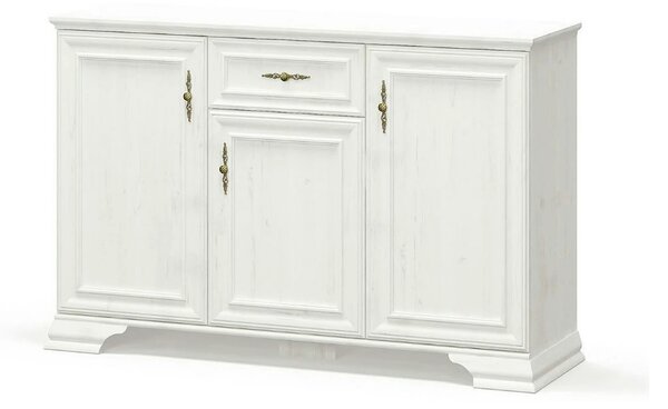 Mobilier living clasic IRYS, pin alb anderson, PAL laminat, 7 piese
