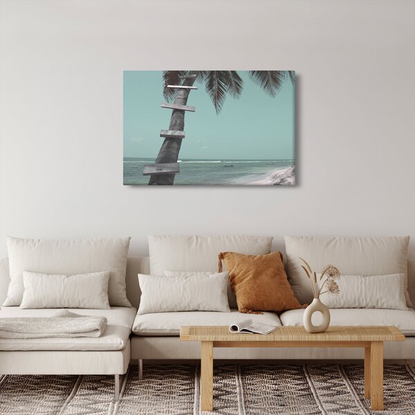 Tablou - Palma în Caraibe (90x60 cm)