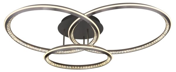 Globo 67329-72 - Plafonieră LED dimabilă ALAINA 72W/230V 2700-6000K 50x75 cm+telecomandă
