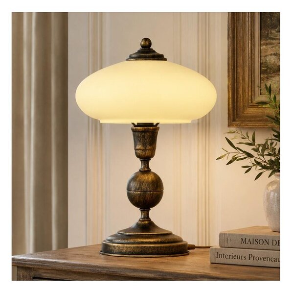 Brilagi - Lampă de masă MOLLERO 1xE14/11W/230V bronz/patină
