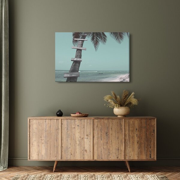 Tablou - Palma în Caraibe (90x60 cm)