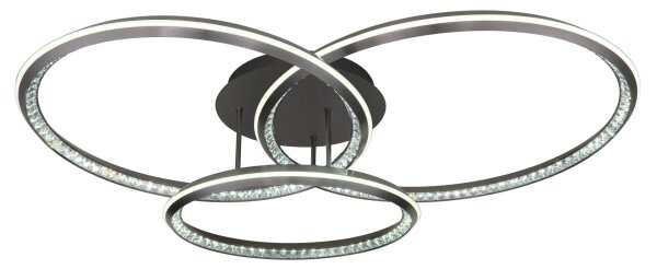 Globo 67329-72 - Plafonieră LED dimabilă ALAINA 72W/230V 2700-6000K 50x75 cm+telecomandă