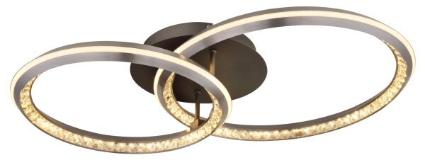 Globo 67329-50 - Plafonieră LED reglabilă ALAINA 50 W/230 V 2700-6000 K 50 x 75 cm + telecomandă inclusă