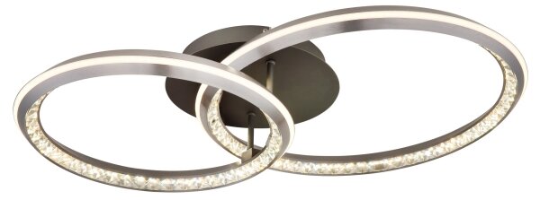 Globo 67329-50 - Plafonieră LED reglabilă ALAINA 50 W/230 V 2700-6000 K 50 x 75 cm + telecomandă inclusă