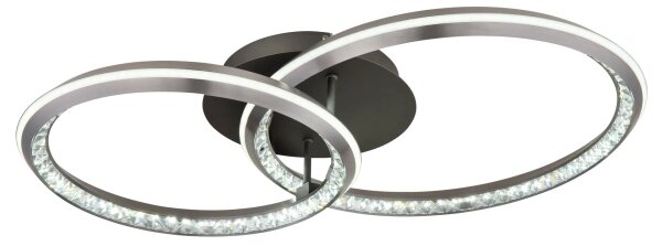 Globo 67329-50 - Plafonieră LED reglabilă ALAINA 50 W/230 V 2700-6000 K 50 x 75 cm + telecomandă inclusă