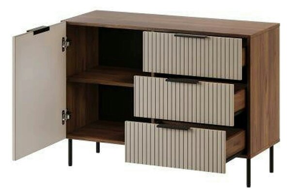 Comoda ALMERA TYP2, nuc/casmir, PAL laminat, 104x42x75 cm