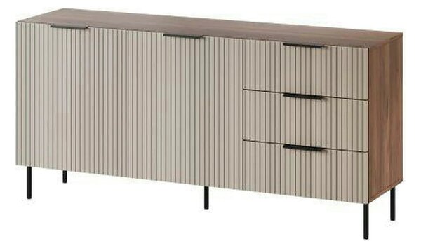 Comoda ALMERA TYP1, nuc/casmir, PAL laminat, 156x42x75 cm