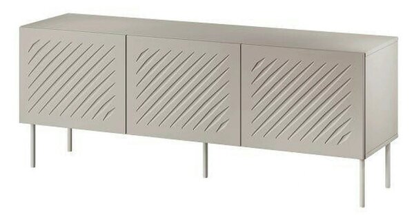 Comoda TV SIENA, bej, PAL laminat/metal, 151x40x60 cm